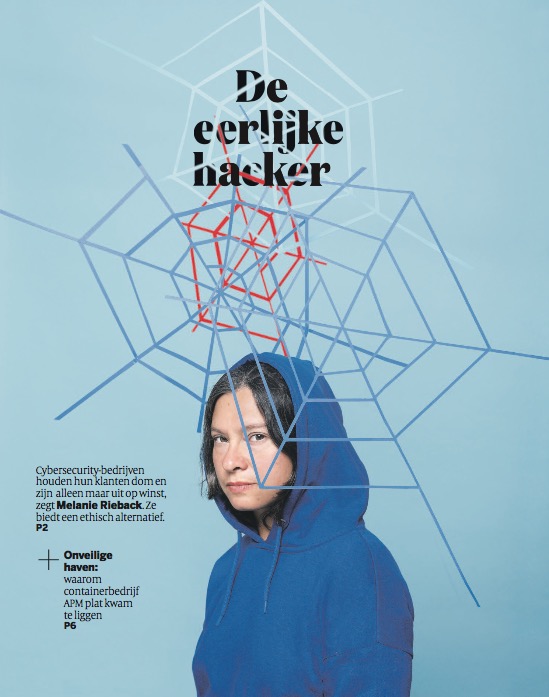 Article about Melanie Rieback In Volkskrant